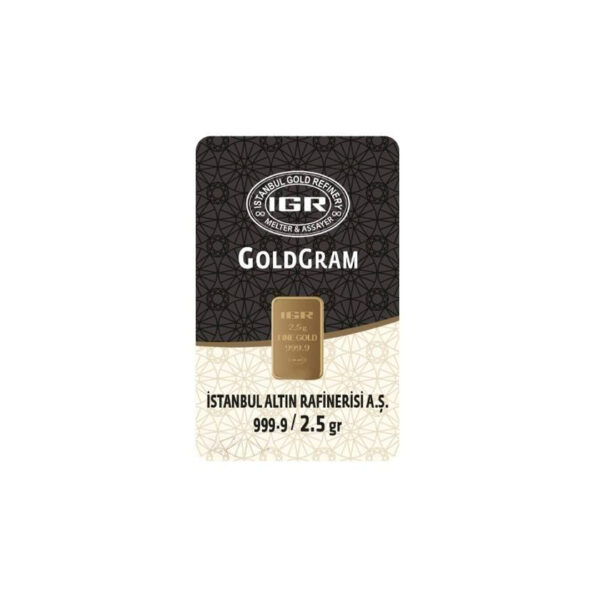 (IGR) 2.5Gram 999.9 Saf Altın – Sertifikalı