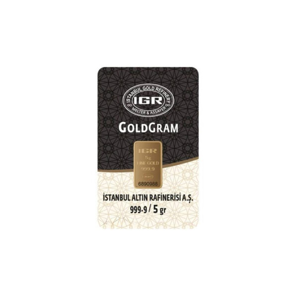 (IGR) 5 Gram 999.9 Saf Altın – Sertifikalı